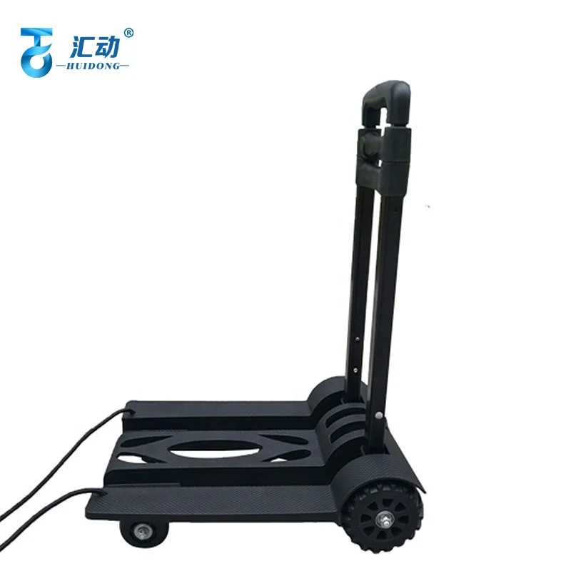 Multifunction Lightweight Portable Foldable Aluminium Alloy Luggage Trolley Cart Mini With 2 Wheels folding shopping trolley