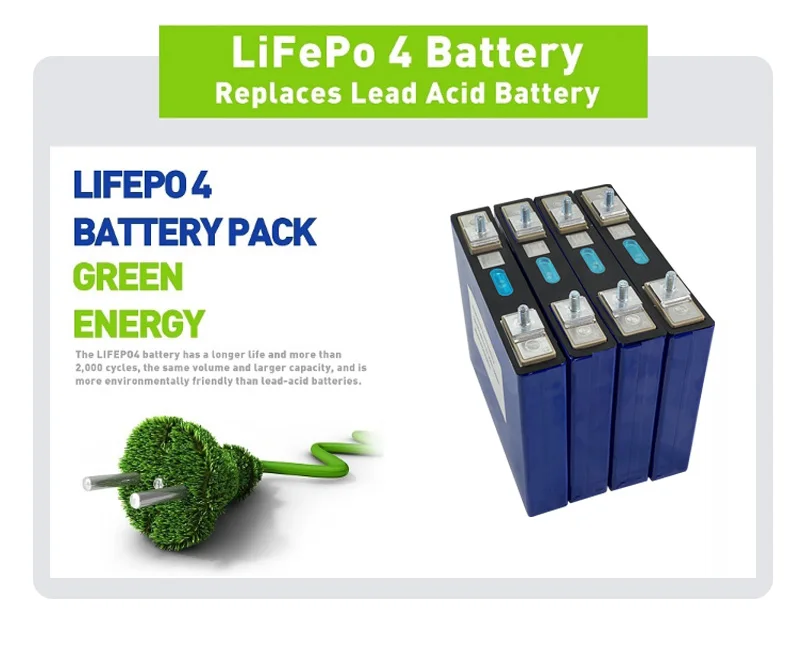 Deep Cycle Prismatic Lithium Pouch Cells 3.2v 50ah 120ah Lifepo4 Battery Cell Lithium Ion Battery Pack  LFP