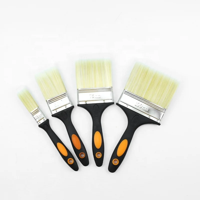 eternal paint brush manufacturers paint brush plastic handle black and orange handle