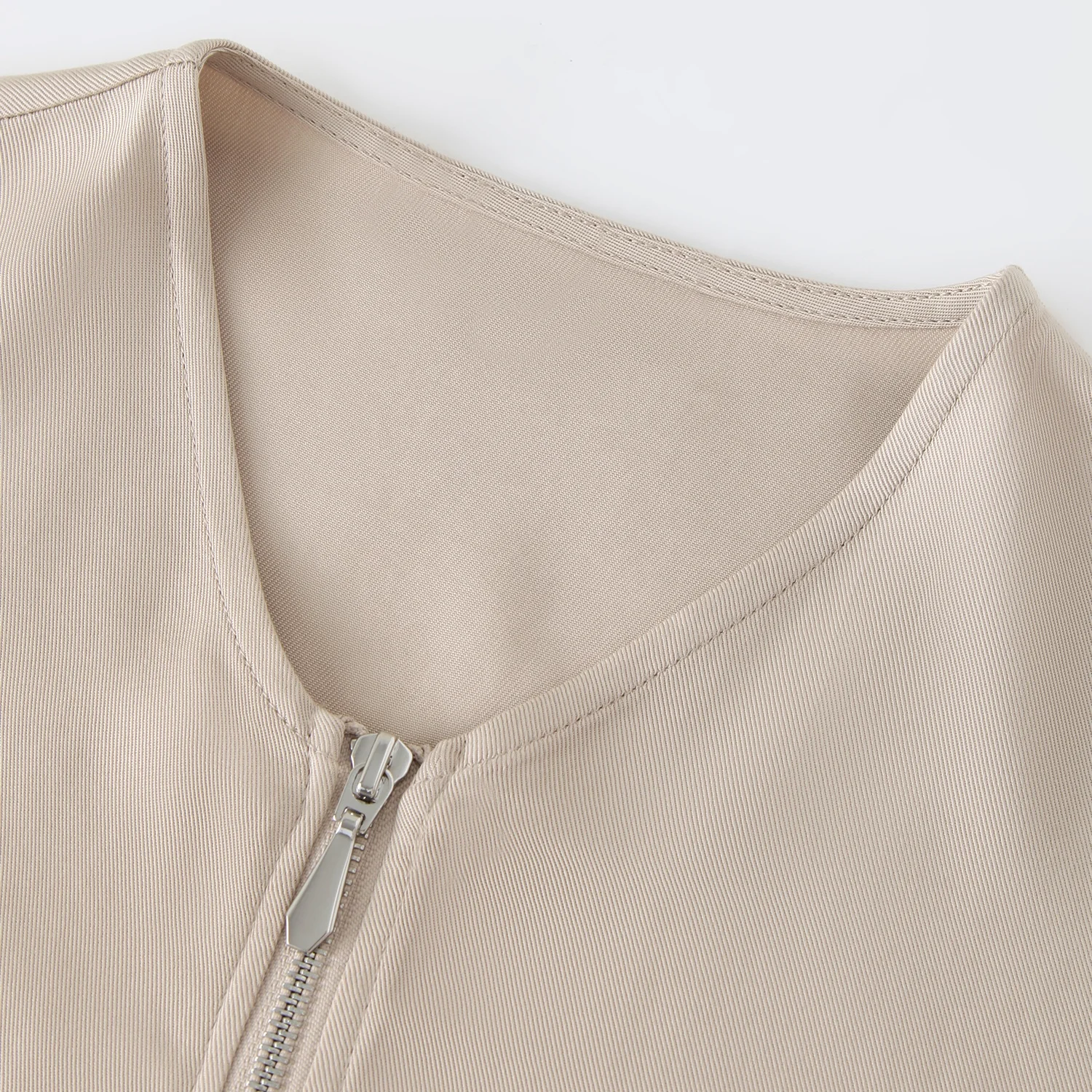 Cut and Sew Clothing Manufacturer Luxury Office Asymmetrical Plain Church Elegant Beautiful Zipper Dresses for Women 2024