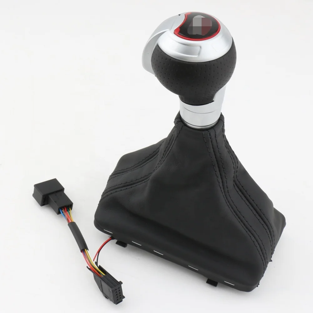 Hot sale new special car modified automatic with LED light + dust jacket metal gear shift head for Audi Q2L 2018-2022