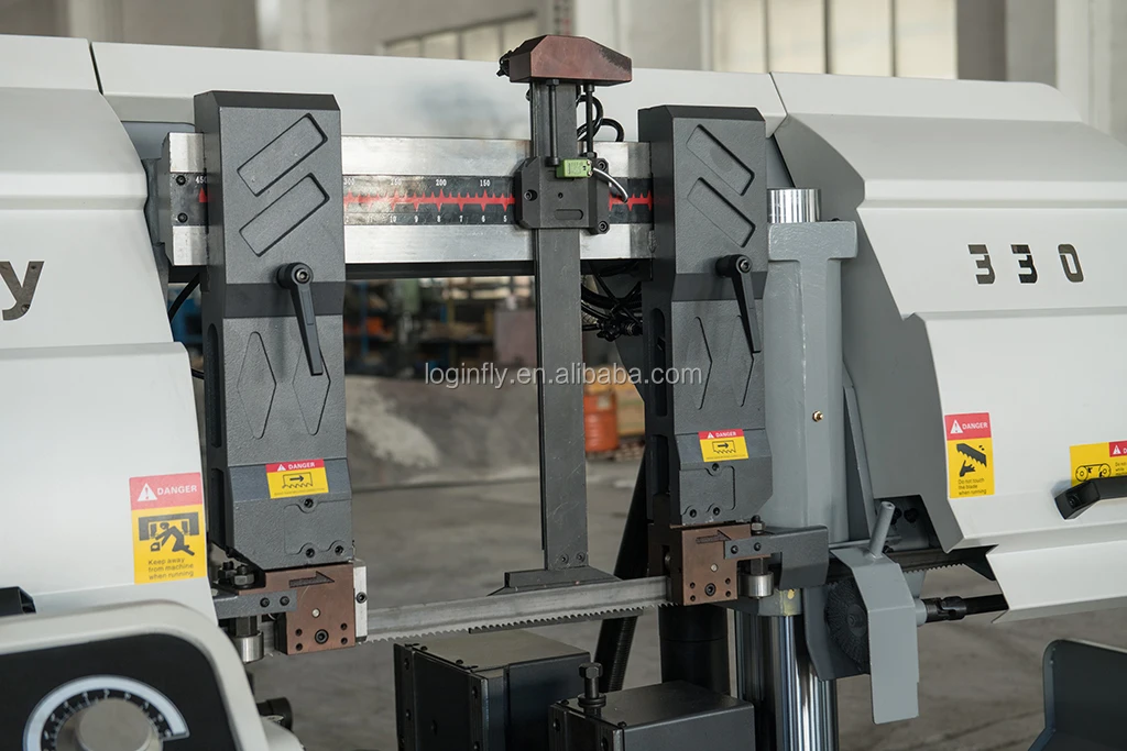 CHINA LOGINFLY CE Automatic heavy duty Steel Plate Band saw Cutting Machine