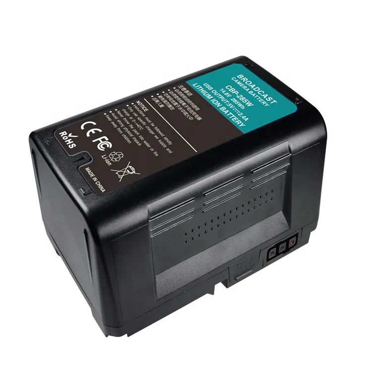 Фабрика Шэньчжэня OEM 190W 230W 300W V крепление Блокировка батареи высокой емкости для видеокамеры