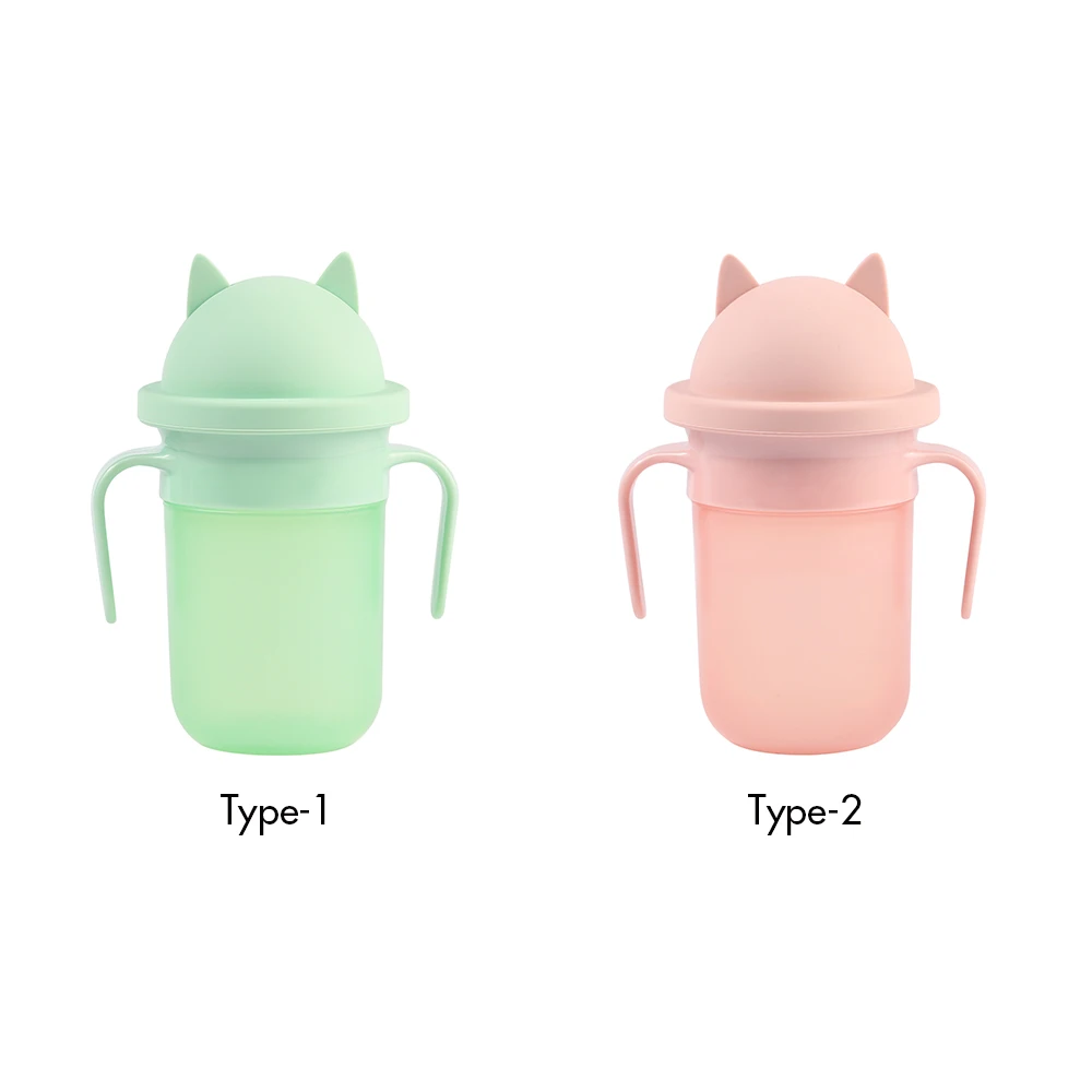 Eversoul RTS Nordic Style Silicone Cup Toddler Training Cup  Drinking Anti Spill Kids Chew Proof 360 Degree Sippy Miracle Cup