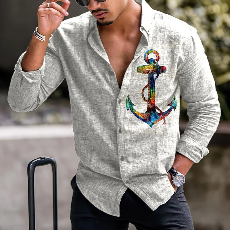 Free Sample Wholesale Cuban Collar Button Down Shirt Camisas Africana Grande Taille Homme Chemises Shirts For Men New Styles