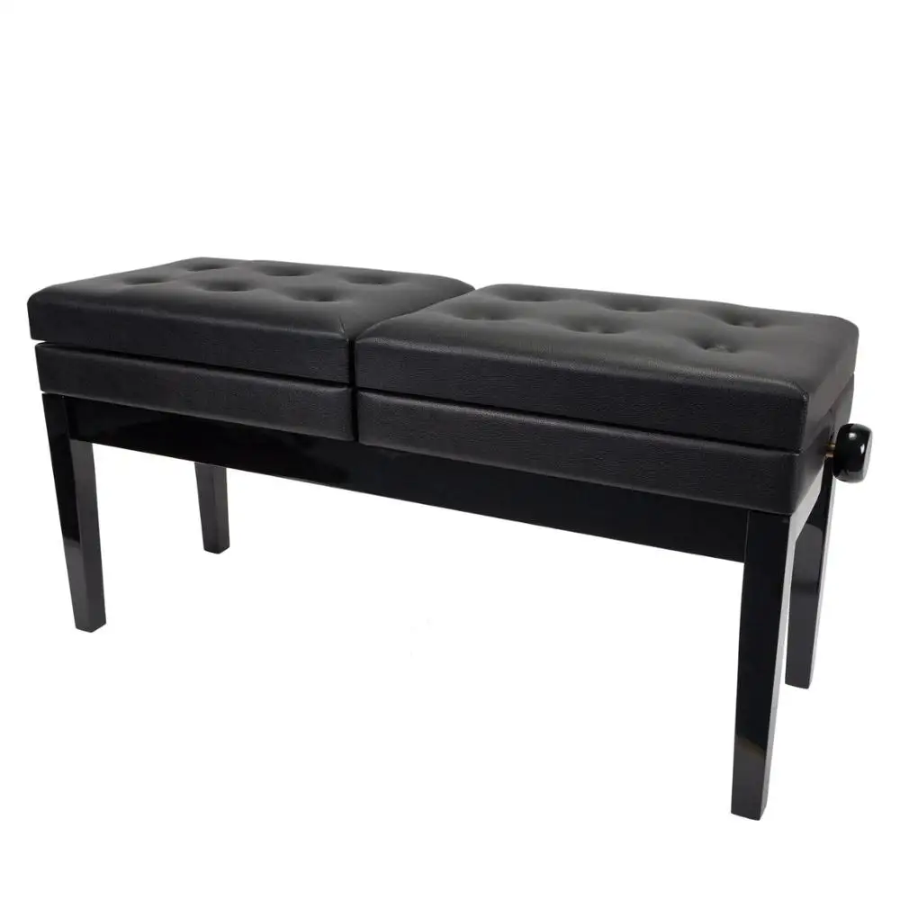 
Регулируемый стул с двумя сиденьями для обучения, скамейка для пианино, стул с хранилищем для музыкальных простыней 