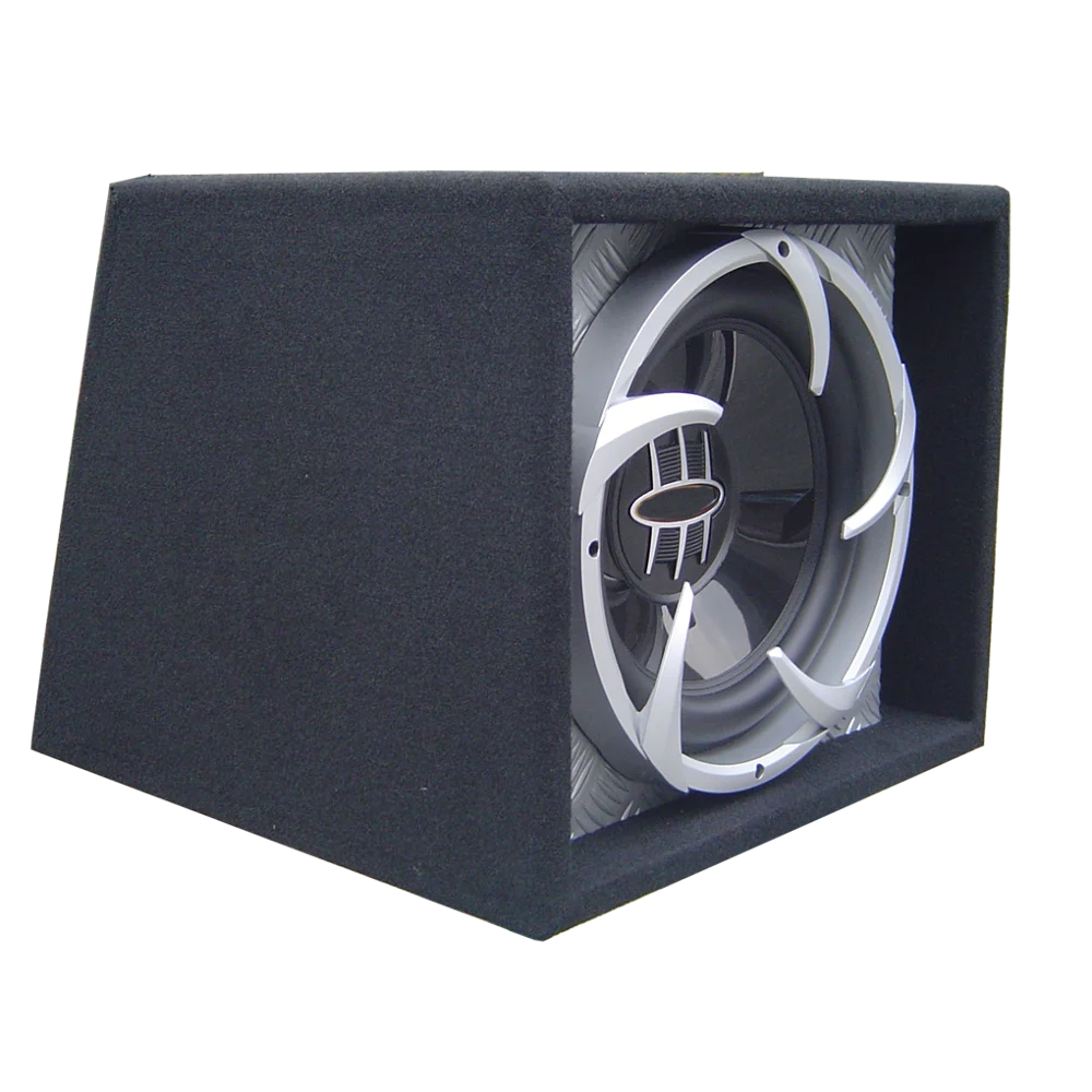 Hot Selling Single 12 inch Car Subwoofer Enclosure For Audio Sound System Ported Passive Subwoofer Enclosure