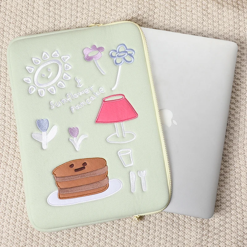 Thin Design All Size Muti Color Cotton Cute Pattern Tablet Case Sleeve Bag For iPad Mini Pro Air