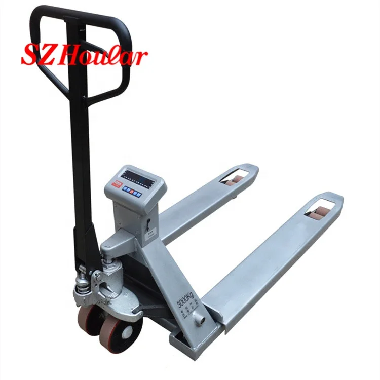 electronic forklift scale truck scale weight hand pallet truck with weighing scale water proof