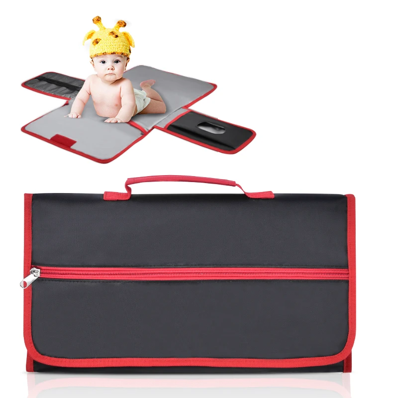 Manufacturer Costom Foldable Home Travel Changing Table Mat Baby Portable Baby Diaper Pad Diaper Changing Mat with Pocket