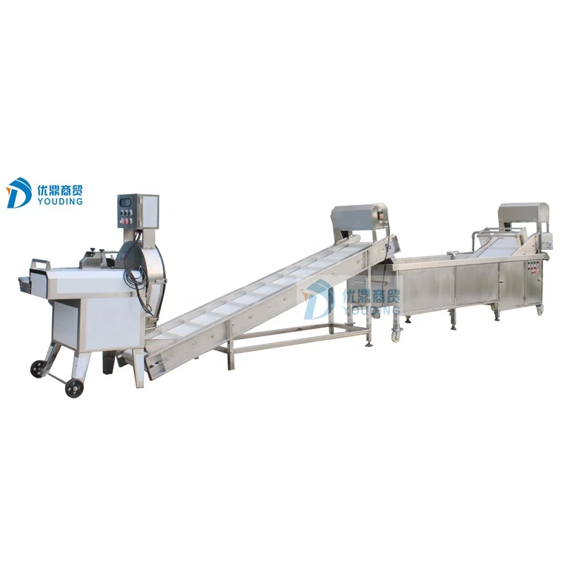 Automatic apricot washing peeling slicing drying machine