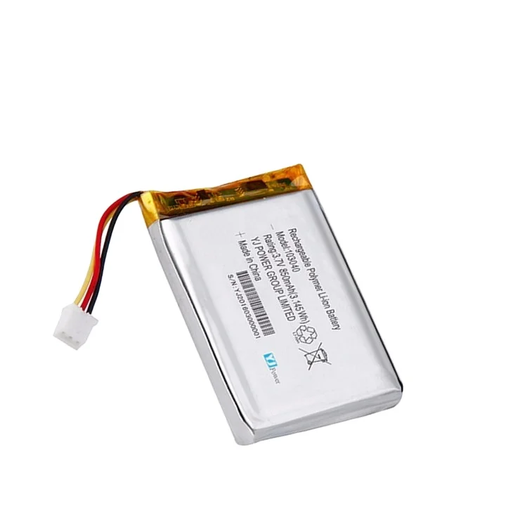 Wholesale Rechargeable  battery 103040/1200mAh 3.7V rechargeable lithium polymer battery for GPS tracker