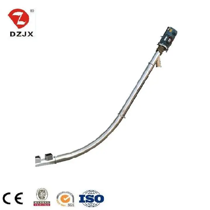 Подгонянный дизайн гибкий шнековый шнек, пищевой шнековый кормушка, винтовой конвейер для Америки, Канады