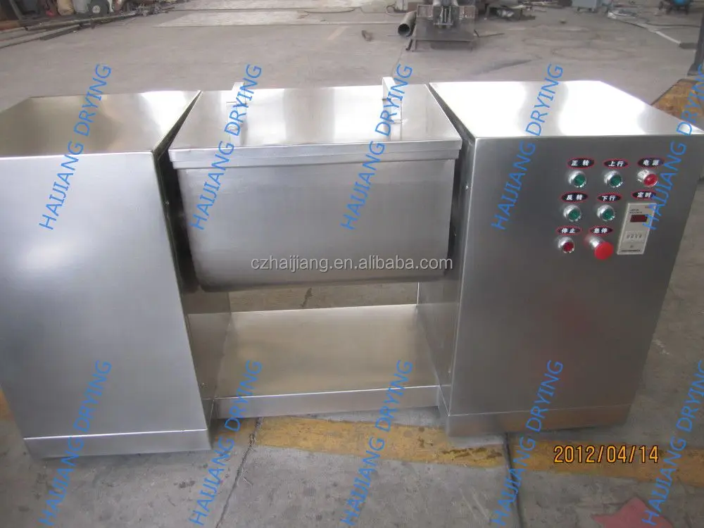 Easy Operation Industrial Trough Shape Slot Type Dry Wet Mixer for Powder Mixing Machine
