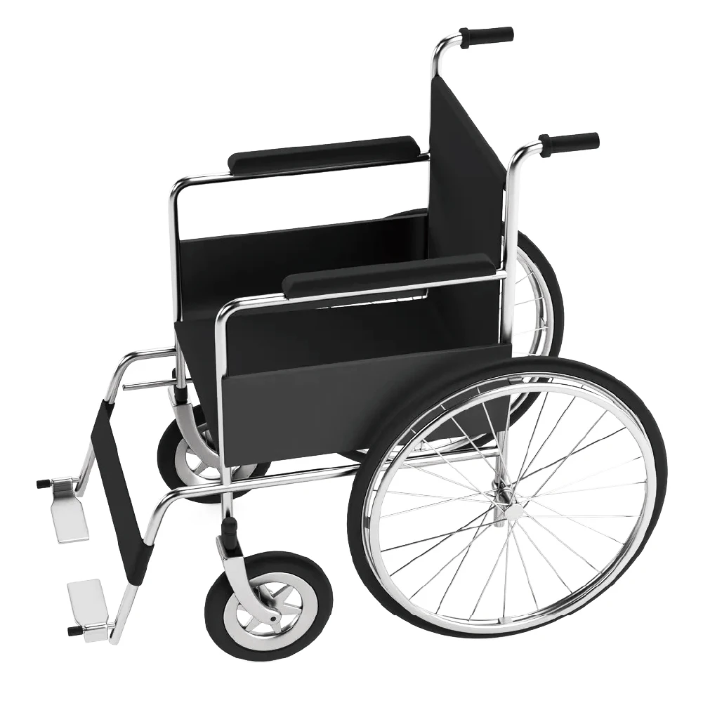 shandong Wheel Chair Manufacturers Wholesale Hospital Furniture Steel Manual Foldable Wheelchair in china