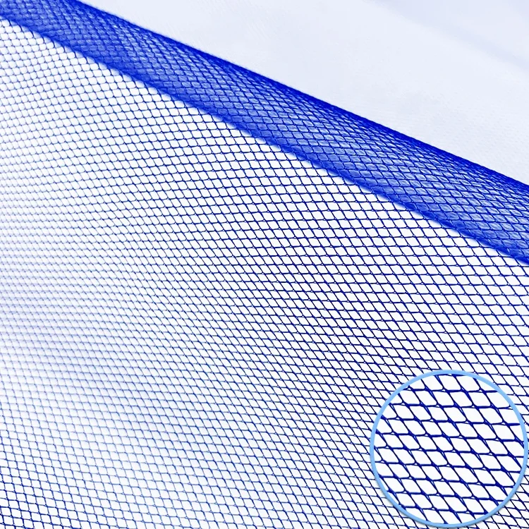 50d diamond mesh fabric hard mesh polyester fabric for puffy dresses wedding mosquito nets