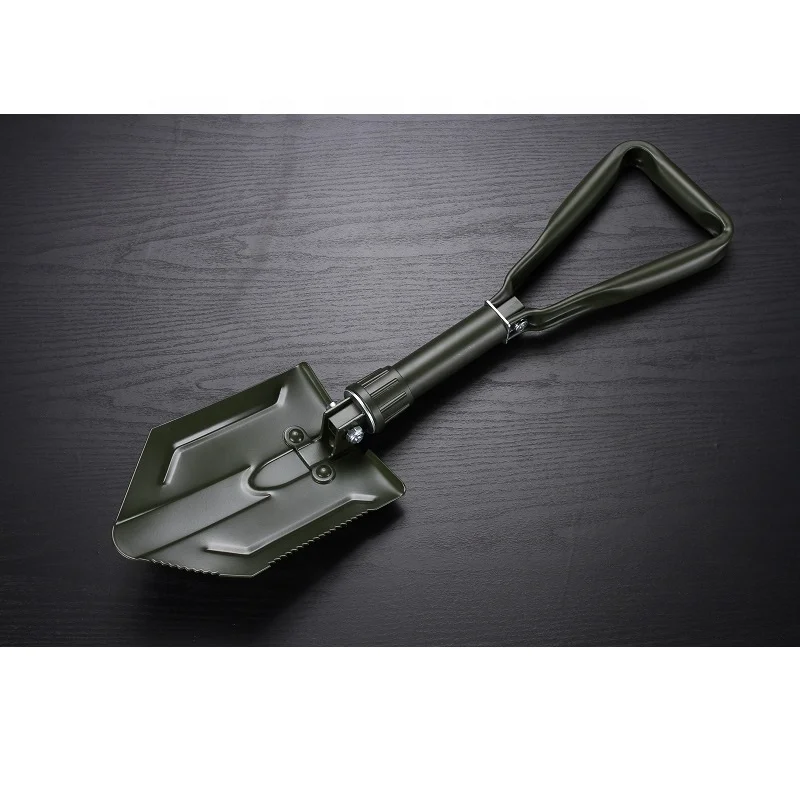 305 Folding Survival Shovel w/Pick - Heavy Duty Carbon Steel Portable Lightweight Outdoor camping shovel Entrenching Tool