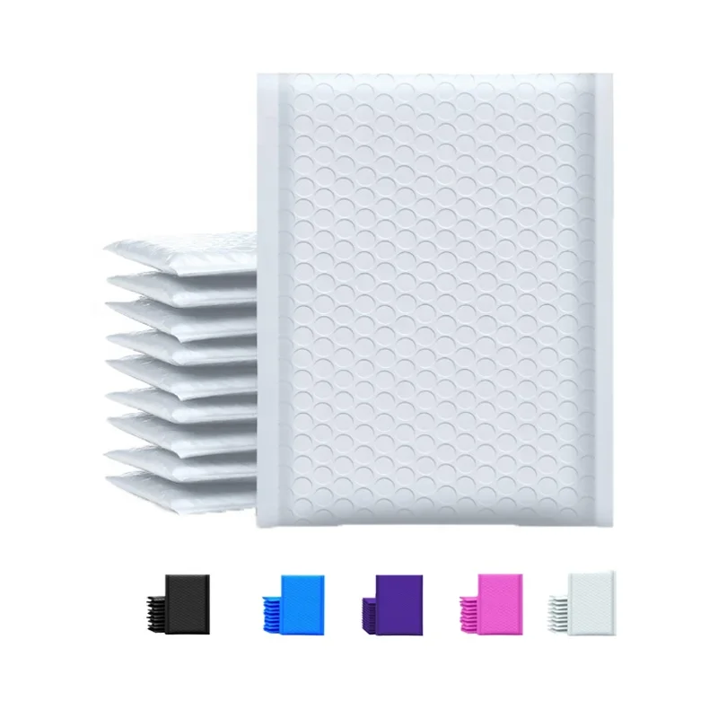 Factory Wholesale Grey Pink Green Blue White Black Strong Adhesive Envelopes Packing Bubble Mailing Bags