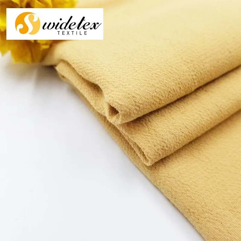
Lenzing Ecovero viscose rayon 120D*21S crepe Oekotex certificated solid dyed and print wholesale 