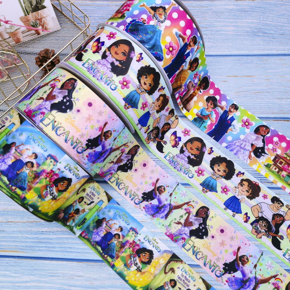 RIMIS Ribbons 75mm  Custom Printed Popular Movie Designs Grosgrain Ribbon For Gift