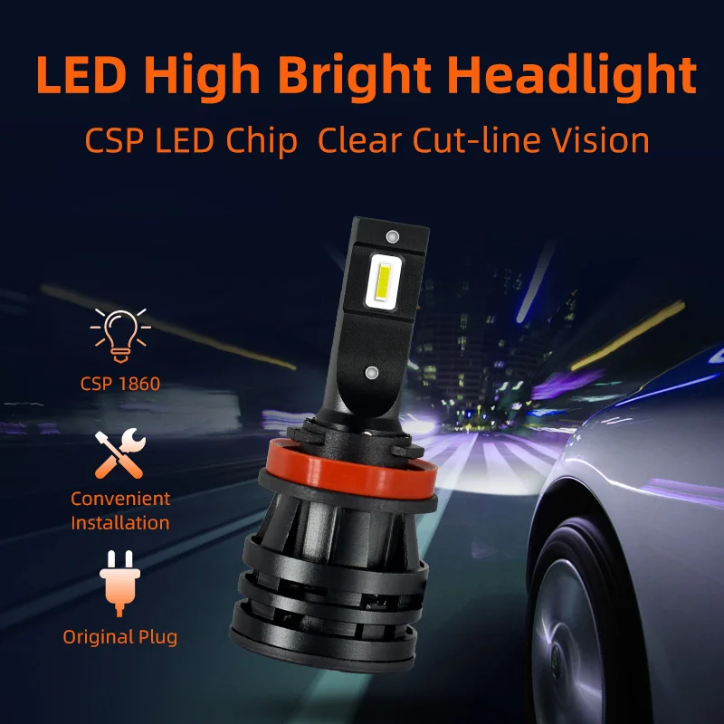 
Factory OEM Faros Led Lampadas H4 Auto Lighting System 20000Lm Turboes Led Headlight Bulb Depo Auto Lamp H7 Luces Led Headlights 