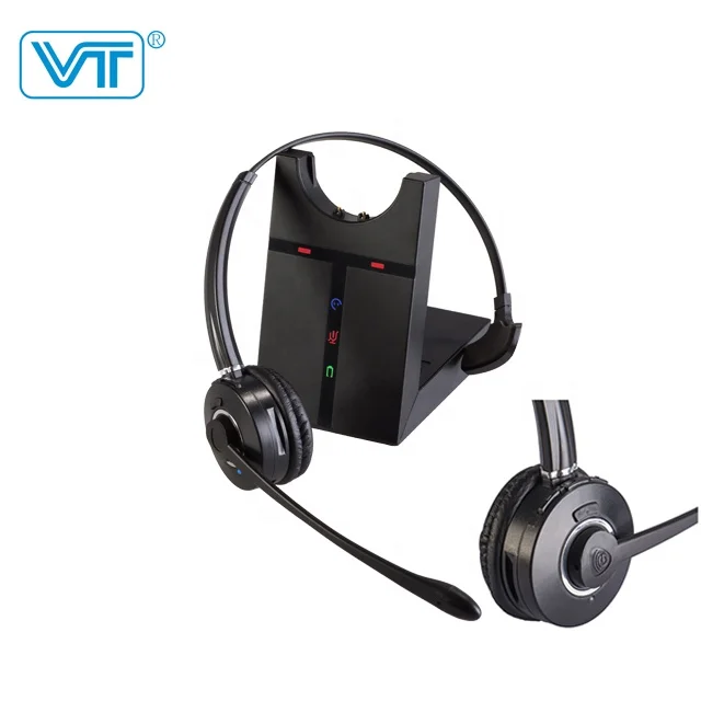 
DECT call center telephone headset for AASTRA Alcatel Grandstream IP Phone 