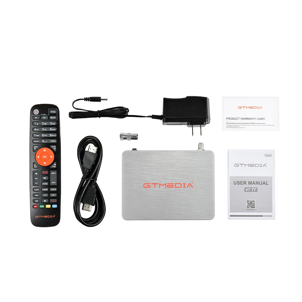 Новинка GTMEDIA V7 TT Full HD DVB T2 цифровая телеприставка HEVC 10-битный медиа-декодер коробка поддержка европейского стандарта книжки Youtube 4G