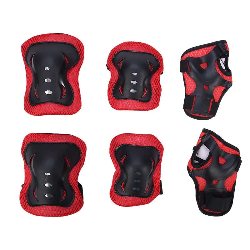 EACH Children Roller Skating Training Protective Gear Ergonomically Designed Full Set Thickened Skateboard Skates Sports