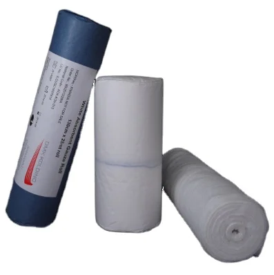 
Factory Direct Selling 100% Natural Cotton High Absorbent Medical Cotton Gauze Roll, Breathable White Gauze Bandages, 