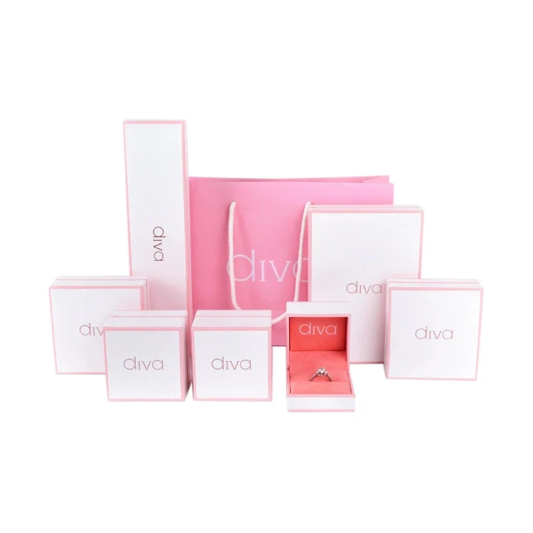 Hot Selling Cheap Custom  Pink Necklace Jewelry Box,jewelery Box Packaging Pink Ring Box