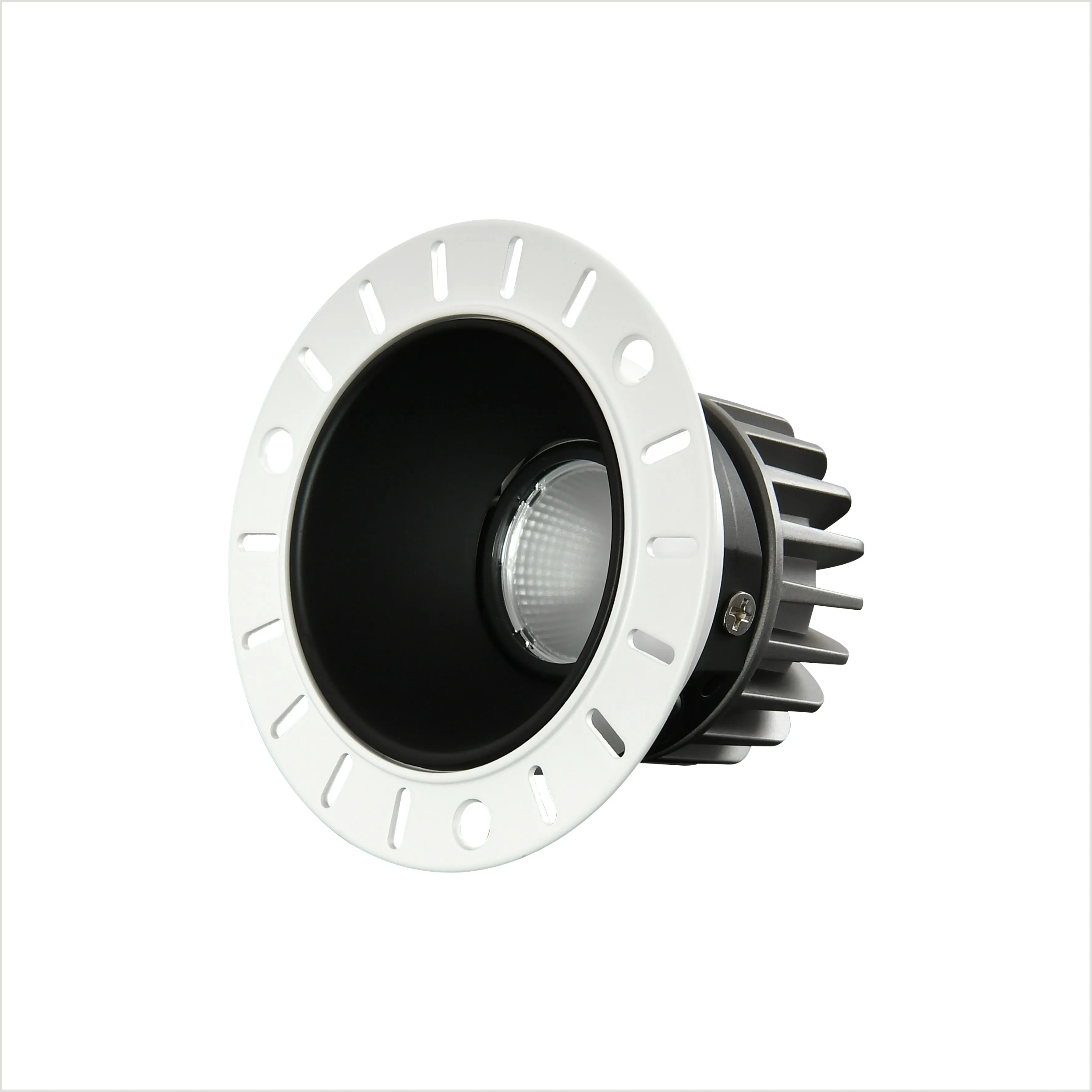 2021new listing home housing cob led ceiling spotlight round frameless spot lamp