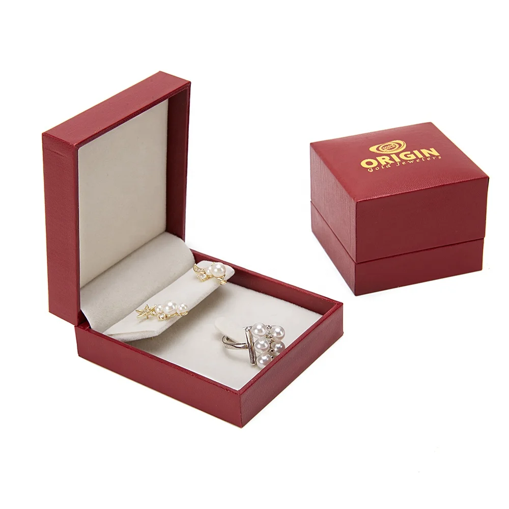 Wholesale Custom Reusable Recycled Jewelry Cardboard Packaging Box set Gift cardboard paper Box for Jewelry and Watch storage