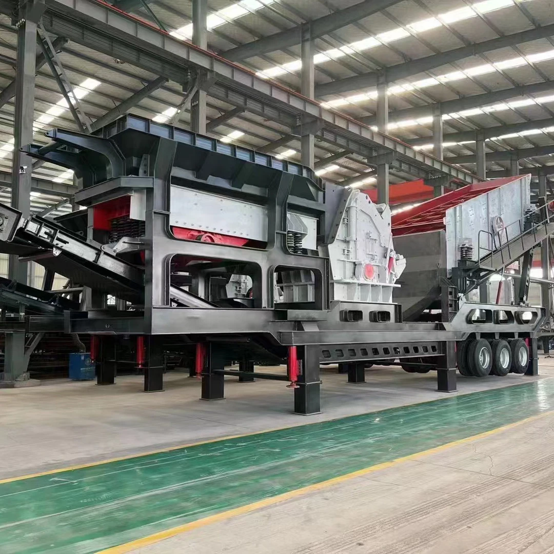 Combined Mobile Concrete Crushing Machine Price Mobile Aggregate Crusher And Screening Plant