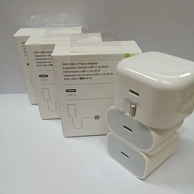 For iPhone 14 Original Adapter PD 20W Charger USB-C Fast Charger EU US UK Plug Type c Wall Charger cable For iPhone 13  adaptor