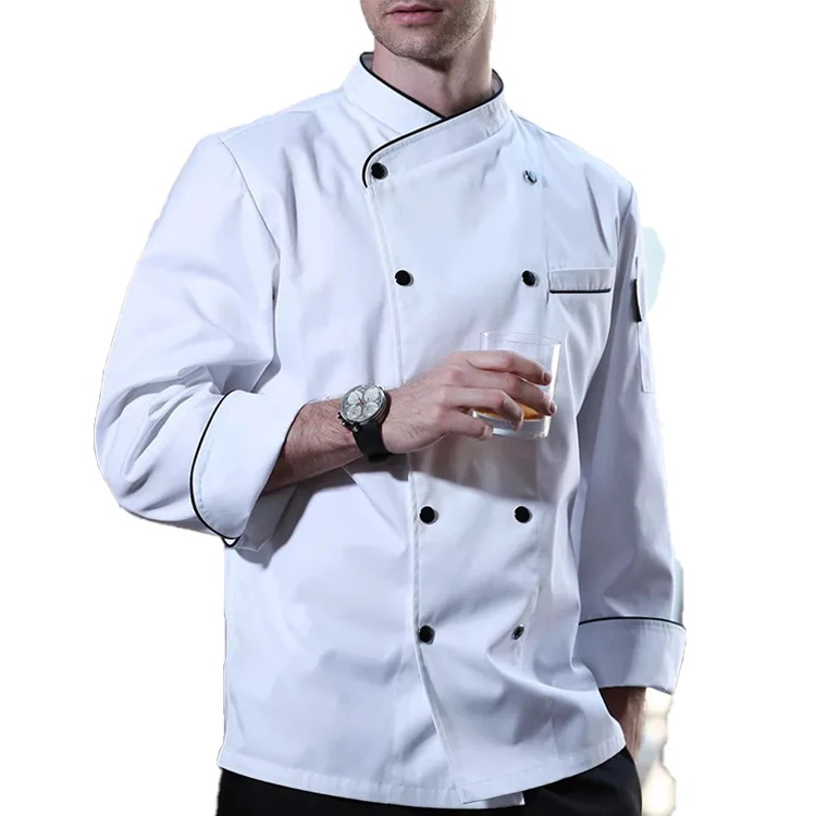 Горячая Распродажа, Профессиональная форма шеф-повара, хлопковый фартук для кухни