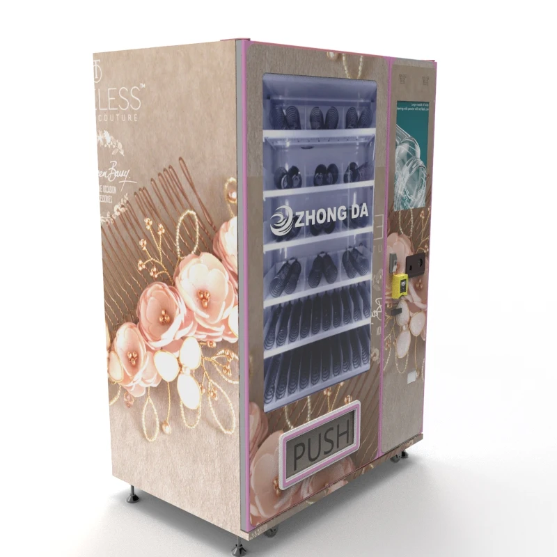 Best Quality Leather Handbags Vending Machine with 17 Cells 24H Self-Help Vending Machine Video Booth
