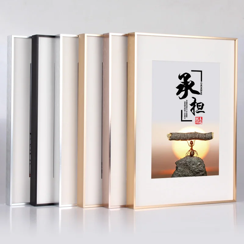 Custom Size Wall Decoration Modern Metal Painting Frame Canvas Frames Molding Aluminum Oil Painting Frame