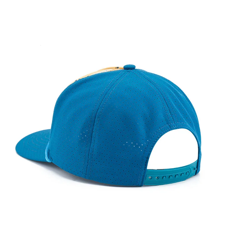Beach sublimation front panel 5 Five Panel Hat Cap Custom Hat Wholesale Breathable Trucker Mesh Cap