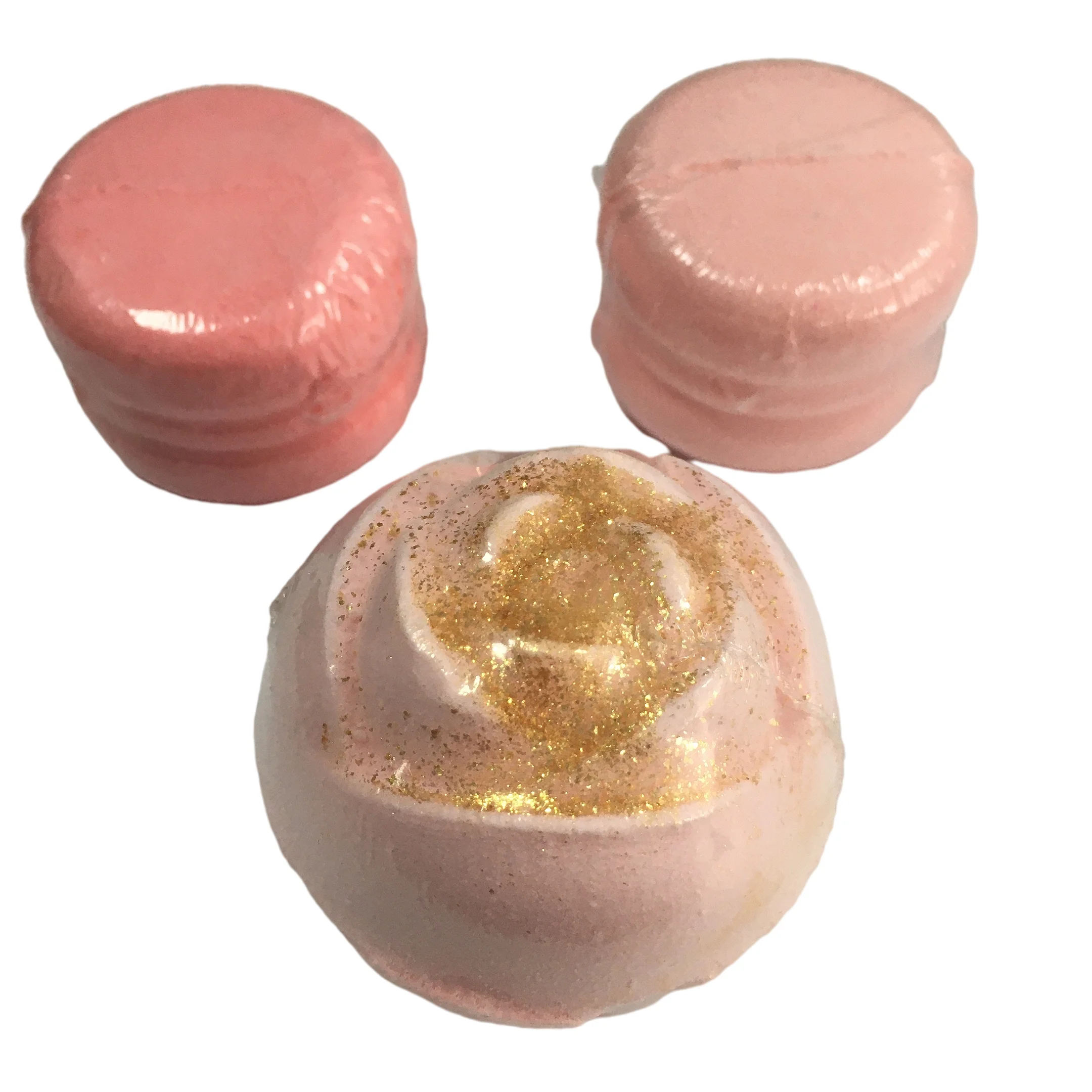 
New Product Custom Logo Gift Set Colorful Vegan Natural Kids Fizzy Organic Geode Bath Bomb Salt 