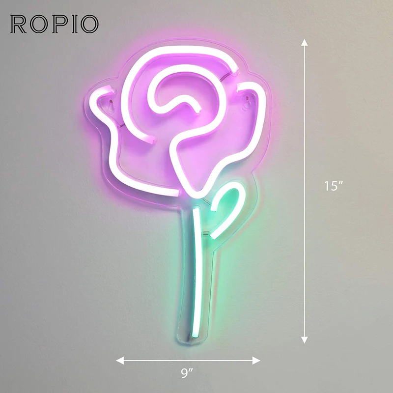 3AA Battery Powered Festive Rave led Desktop Neon