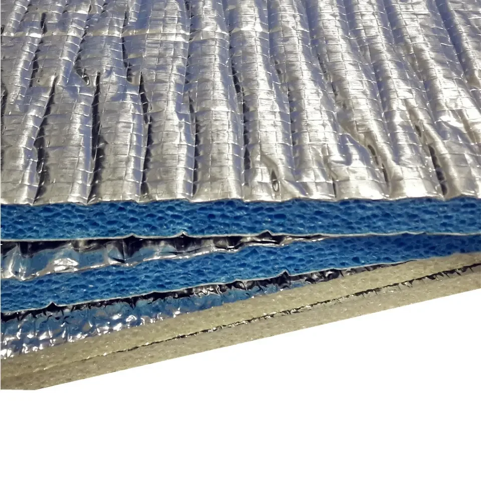 Adhesive Aluminum Foil Backed Xpe Foam Wall Insulation Materials