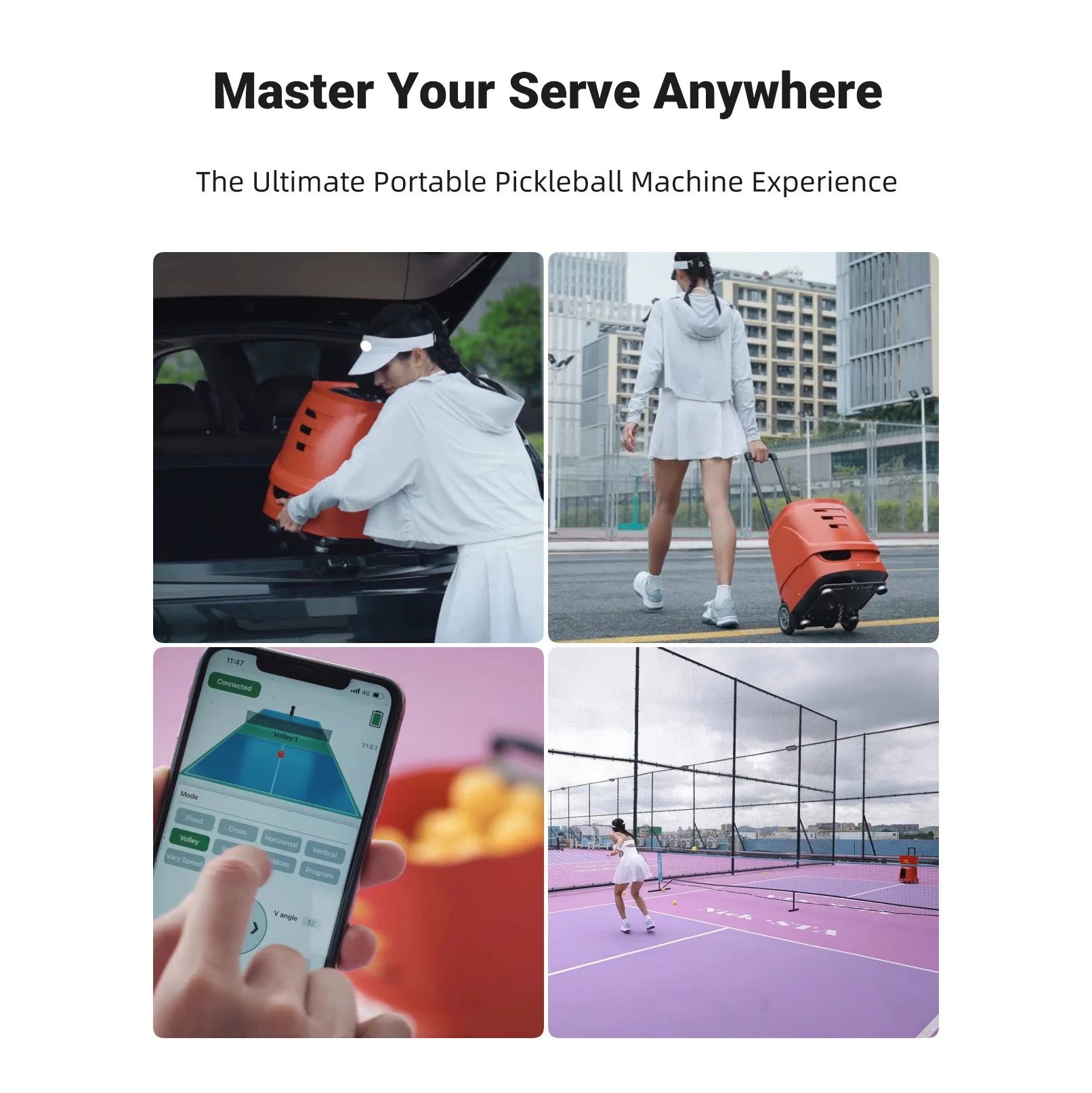 China Manufacturer Smart Pickle Ball Feeding Machine Pickleball Throwing Machine for Training Inside Competition