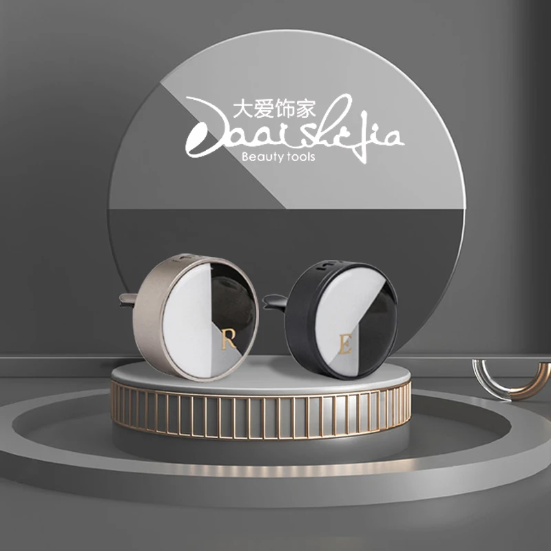 Luxury Metal Solid Diffuser Car Perfume Fragrance Scented Wooden Air Freshener Clip