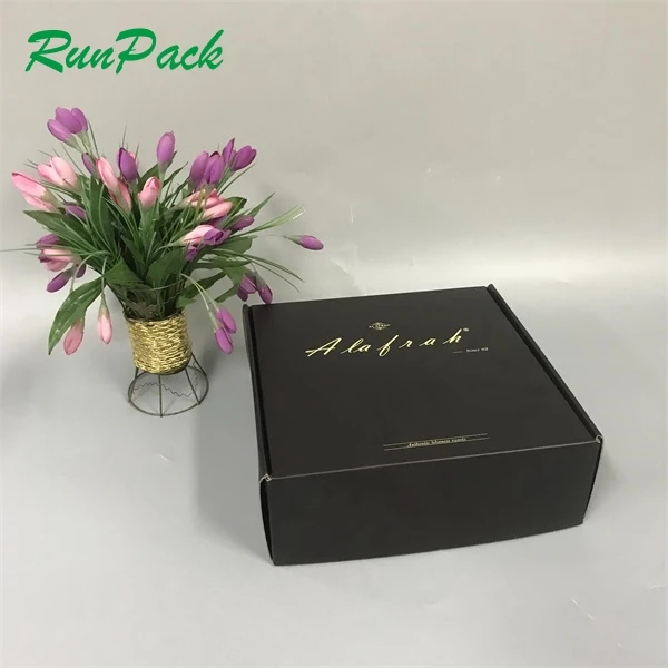 Aluminum foil corrugated box luxury mailer box custom design printing gift food box aircraft packaging supplier