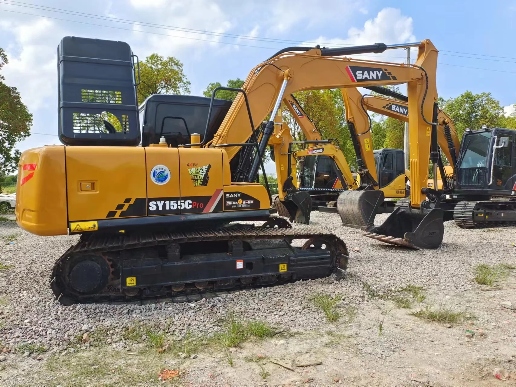 2022 Sany155 215 235 365 Used Excavator Crawler Earthmoving Around 36 Tons Large Excavator