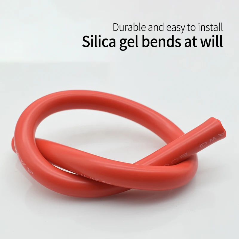 extra soft lithium battery silicone cable wire resistant high and low temperature 0 1 2 3 4 AWG 35 50 70 95 mm2