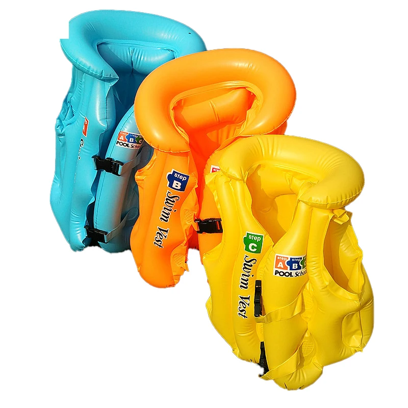 Дропшиппинг мультяшный летний детский надувной спасательный жилет для плавания защитный жилет для детей