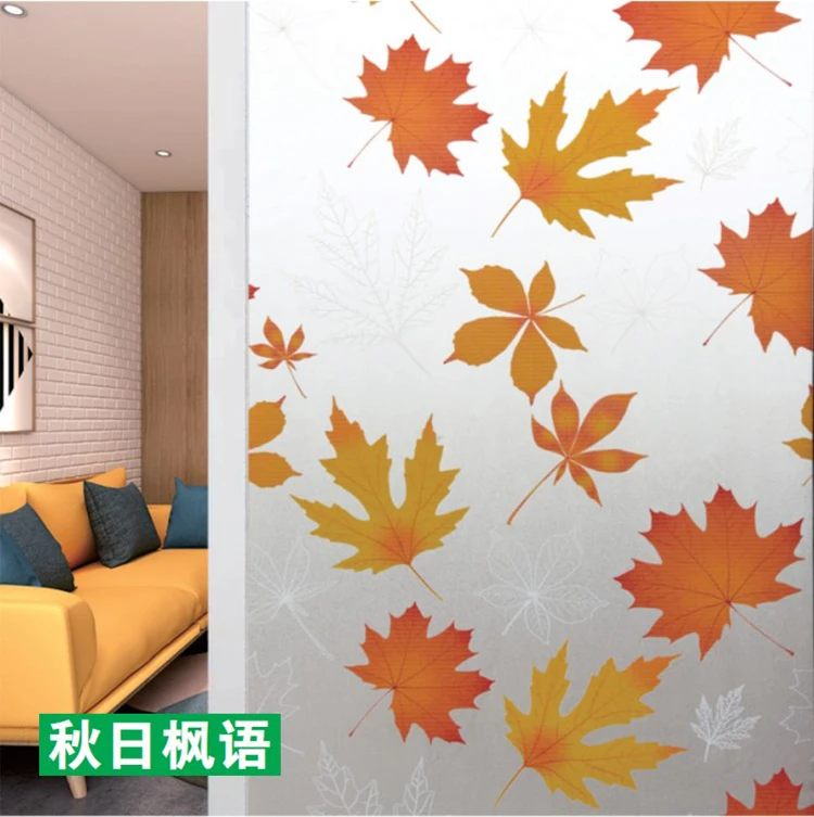 PVC PP armolan environmental protection glue free adhesive home glass decoration frosted privacy 3M window film sticker