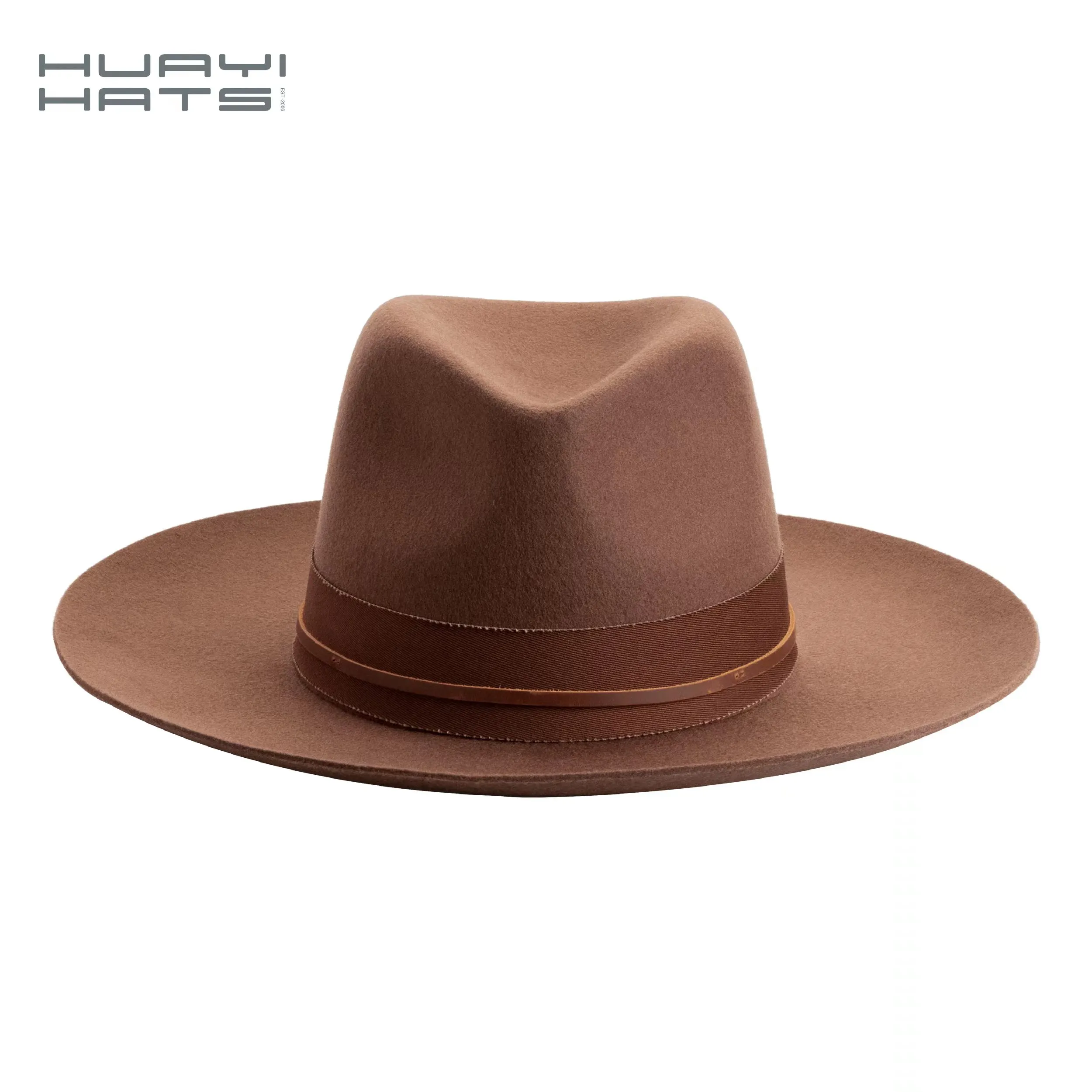 ladies hats wedding church wide brim gentlemanly men fedora hats high quality wool felt hats