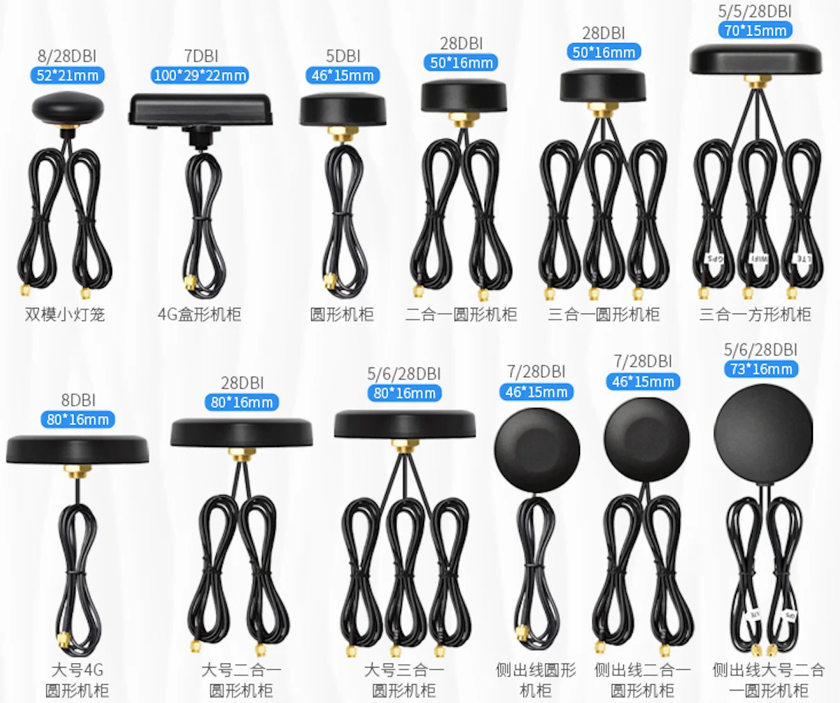 rubber Antenne sub 6g 600-6000MHz External 5G nr LTE Antena Sma Male Connector mimo CPE Dongle 5g 4g antenna